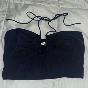 NWOT Abercrombie & Fitch halter crop top size M